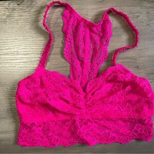 Victoria's Secret Pink Lace Racerback Bralette